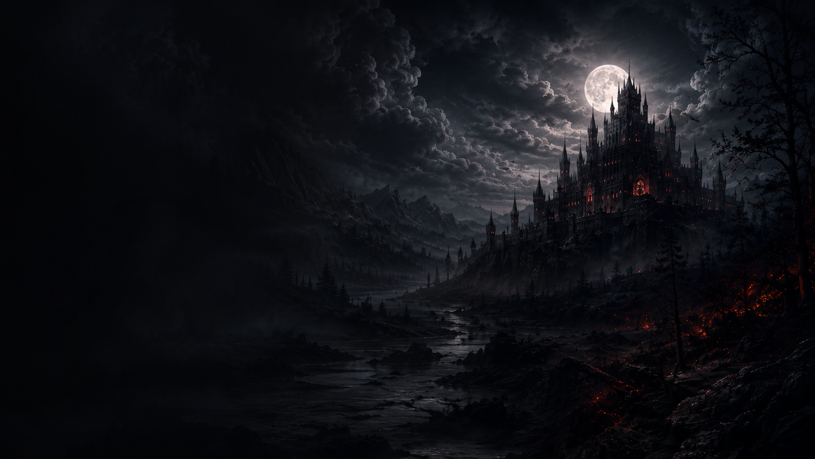Dark Castle Background